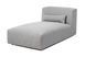 Шезлонг Рим Rome-siver-grey-lounge фото 1