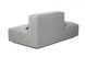 Відкритий лівий шезлонг Рим Rome-siver-grey-open left-lounge фото 7