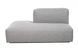 Відкритий лівий шезлонг Рим Rome-siver-grey-open left-lounge фото 3