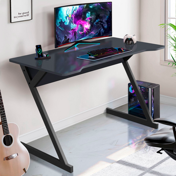 Стол компьютерный Dexter DX1200 (1200х600х750Н) черный графит/Антрацит