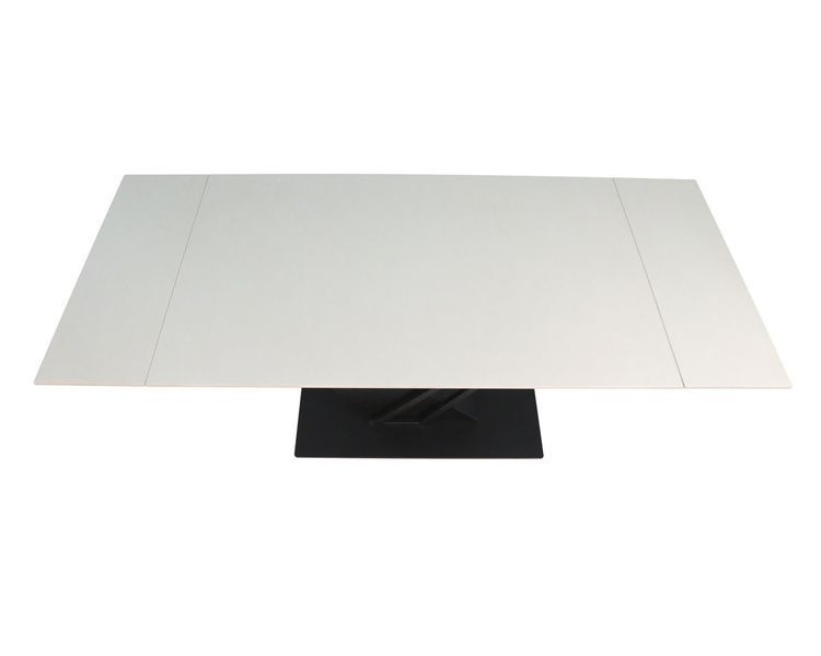 Стіл FERNANDO CERAMIC 140(200)*90 бежевий/чорний опис, фото, купити