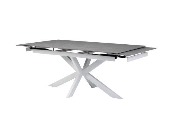 Керамический стол Тициано TML-1150 деликато грей + белый  описание, фото, купить