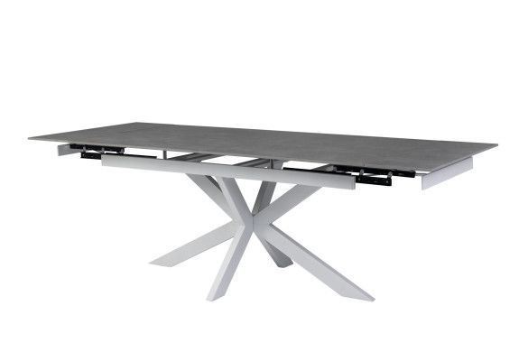 Керамический стол Тициано TML-1150 деликато грей + белый  описание, фото, купить