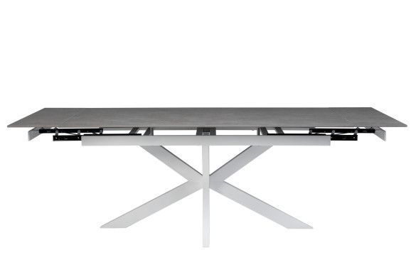 Керамический стол Тициано TML-1150 деликато грей + белый  описание, фото, купить