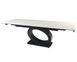 Стіл OVIDIO CERAMIC 160(240)x90 білий дуб/чорний каркас OVIDIO160WHO фото 3