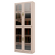 Книжный шкаф Granwod четырехдверный 2037Х800Х285 мм. Дуб шамони Front Glass