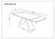 Стол GREYSON CERAMIC 160(240)x90 серый мат/черный GREYSON160 фото 11