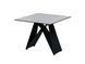 Кофейный стол "Бруно" белый мрамор + черный Bruno-white-marble-lamp-table фото 2