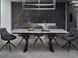Керамический стол Олимпия ТМL-985 ребекка грей + чёрный TML-985-rebecca-grey/black фото 1