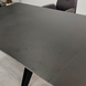Стол VINCENT CERAMIC 140(200)*90 графит мат/черный столешница