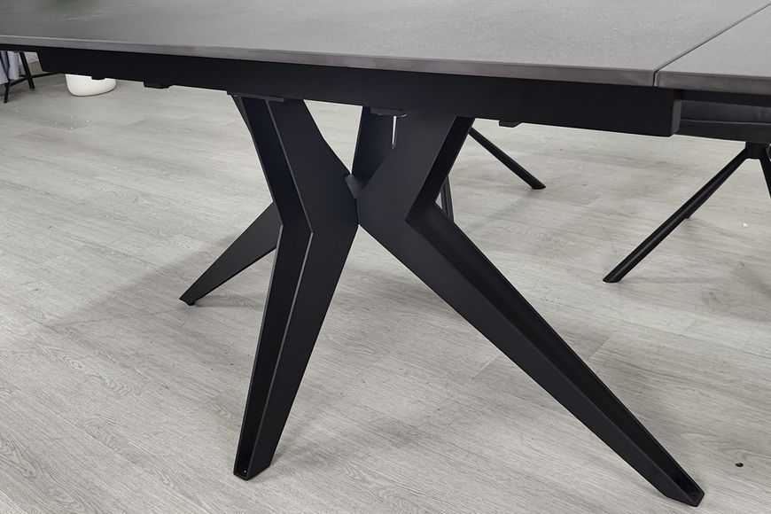 Стіл VINCENT CERAMIC 140(200)*90 графіт мат/чорний опис, фото, купити