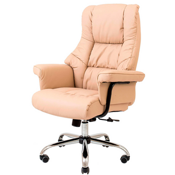 Кресло Richman Конгресс Хром M-2 Широкий (Anyfix Wide) Бежевый